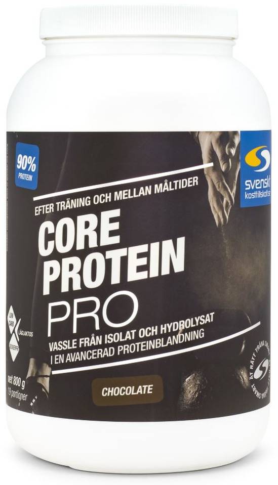 Så här ser Core Protein Pro ut i förpackningen.