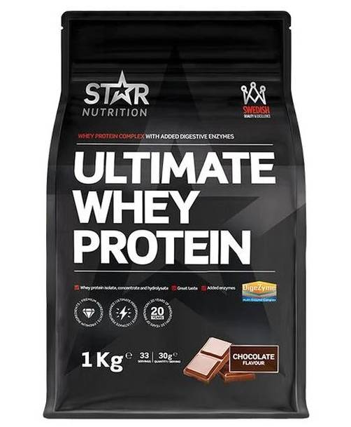 Så här ser Star Nutrition Ultimate Whey ut i förpackningen.