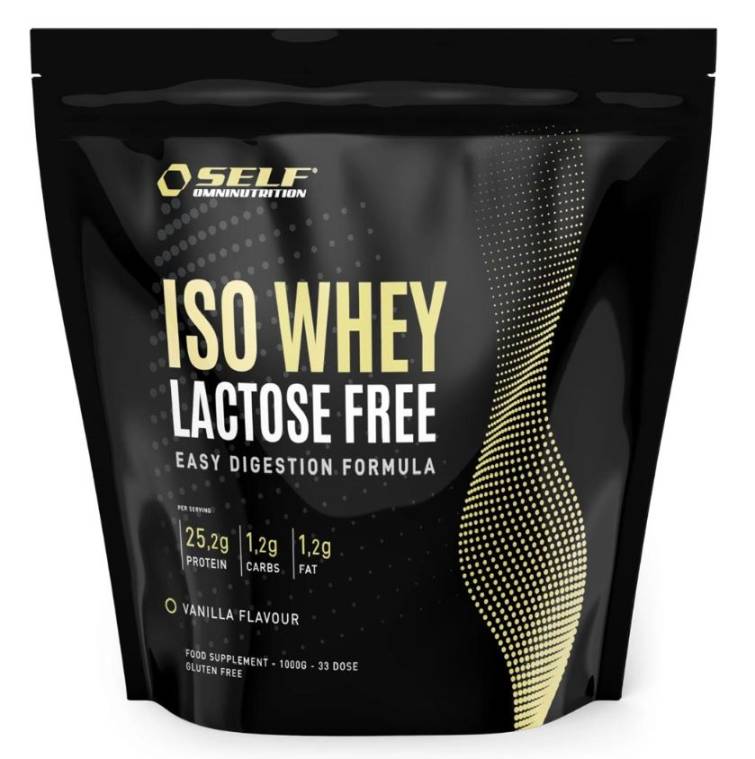Så här ser ISO Whey Lactose Free ut.