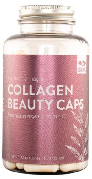 Bäst i test produkten Collagen Beauty Caps ser ut så här.