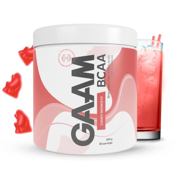 Produkten GAAM BCAA ser ut så här.