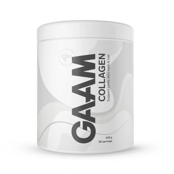 Produkten GAAM Collagen ser ut så här.