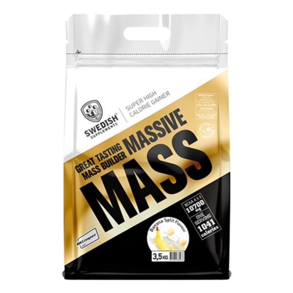 Produkten Swedish Supplements Massive Mass ser ut så här.