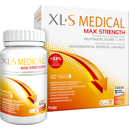 Produkten Xl-S Medical Max Strength ser ut så här.