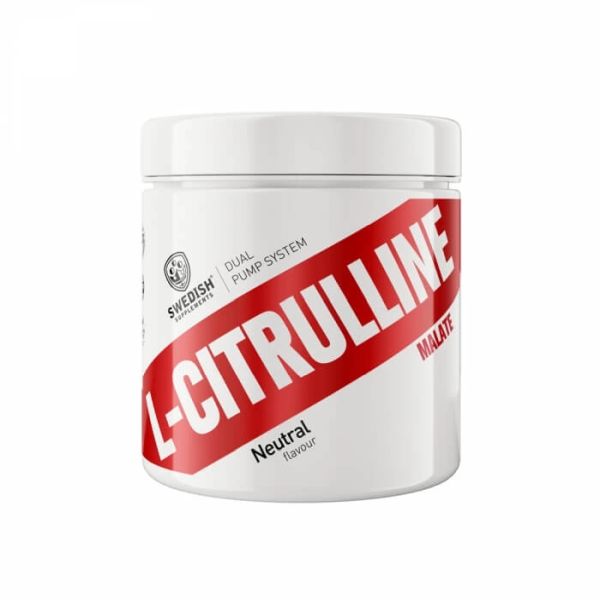 Produkten Swedish Supplements L-Citrulline Malate ser ut så här.
