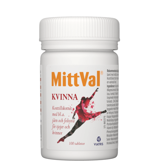 Produkten MittVal Kvinna ser ut så här.