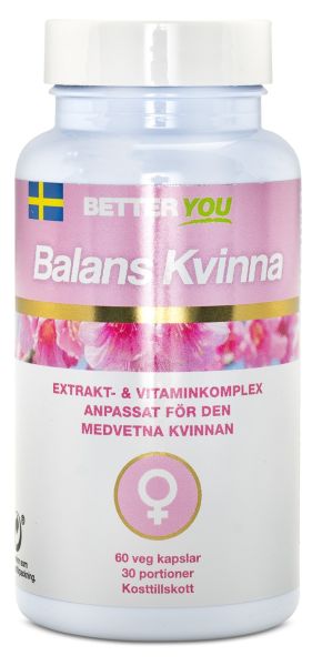 Produkten Better You Balans Kvinna ser ut så här.