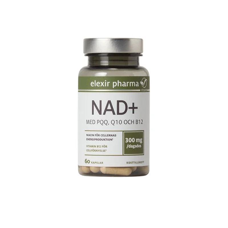 Elexir Pharma NAD+ 60 kapslar